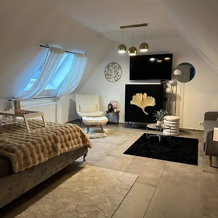 Moderne Schicke Dachgeschosswohnung 15 Min Bis Duesseldorf Apartamento Duisburgo